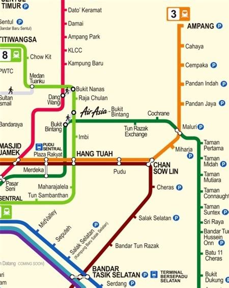 LRT Ampang to TBS Bus Station / Bandar Tasik Selatan (BTS)