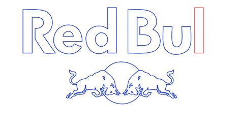 How To Draw Red Bull Logo Step By Step Easy Phase