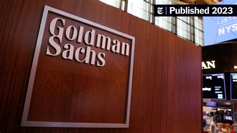 Big Job Cuts Are Coming To Goldman Sachs The New York Times