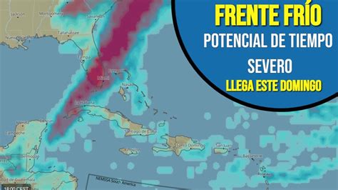 Un Frentefrio Dejar Potencial De Tiemposevero En Florida Y El