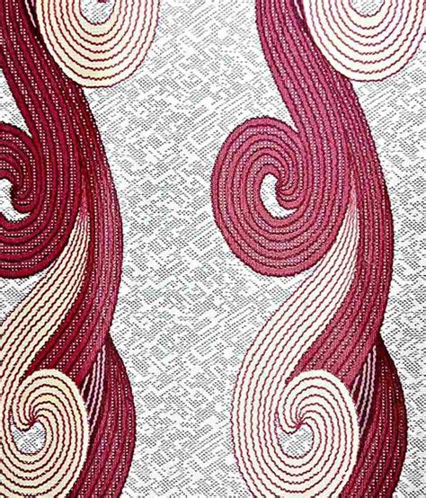 Delwin Maroon Curtain Fabric With Lining Texture - Buy Delwin Maroon ...