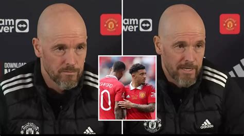 Man Utd Boss Erik Ten Hag Explains Why Jadon Sancho And Marcus Rashford