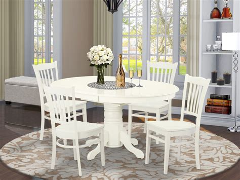 Lark Manor Asenat 5 Piece Extendable Solid Wood Pedestal Dining Set And Reviews Wayfair Canada