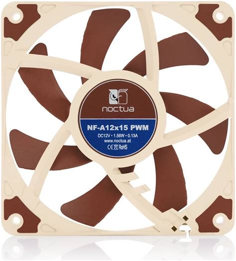 Noctua NF A12x15 PWM Premium Quiet Slim Fan 15mm Slim Design 4 Pin