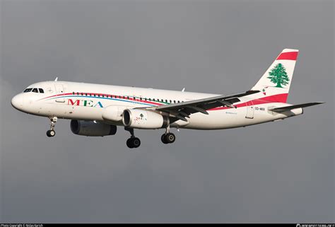 OD MRR MEA Middle East Airlines Airbus A320 232 Photo By Niclas