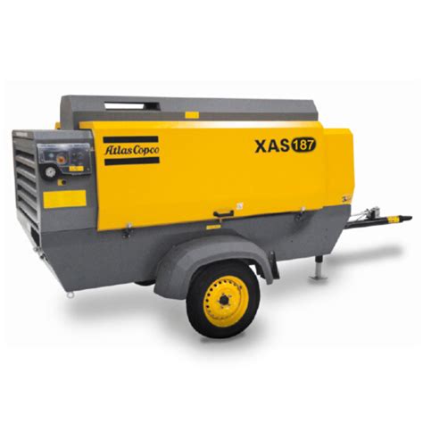 XAS187 400 pcm a 7 bar Compressor Portátil Atlas Copco Arcompel