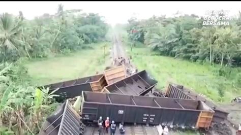 Sejumlah Perjalanan Terganggu Imbas Dari Tabrakan Ka Batu Bara Di Lampung