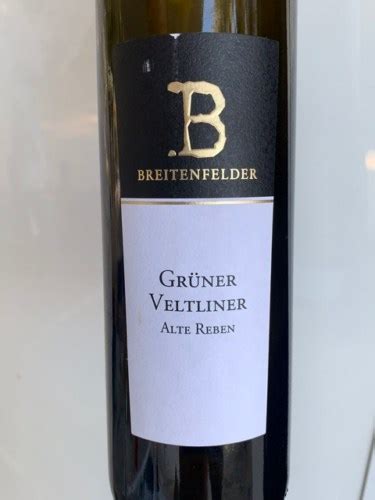 2018 Breitenfelder Grüner Veltliner Alte Reben Vivino US