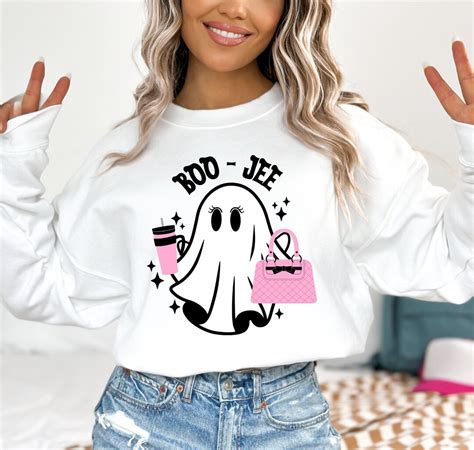 Boo Jee Ghost Png Tumbler Png Cute Boo Jee Ghost Sublimation T Shirt