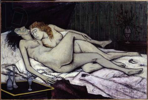 Image Of Two Naked Lesbians Asleep After Gustave Courbet 1955 Oil On