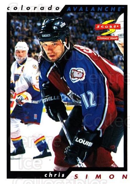 Center Ice Collectibles - Chris Simon Hockey Cards