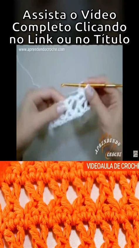 PONTO X NO CROCHE TIPOS DE PONTOS NO CROCHÊ PASSO A PASSO VÍDEO