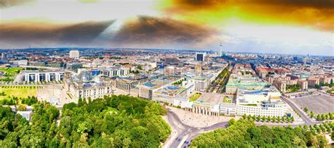 Berlin, Germany Aerial view of ... | Stock image | Colourbox