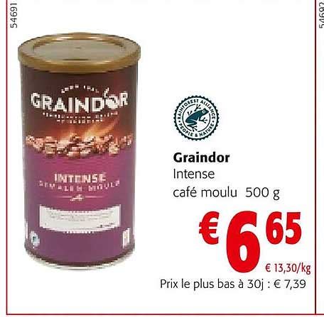 Promo Graindor Intense Caf Moulu Chez Colruyt Icatalogue Fr