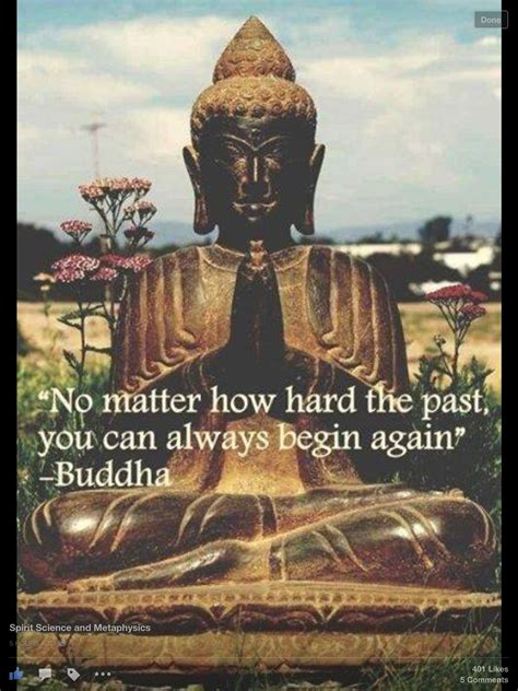 Buddha No Matter How Hard The Past You Can Always Begin Again Buddha