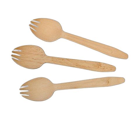 Brown Disposable Wooden Spork Size 140 160 Mm At Rs 0 35 Piece In