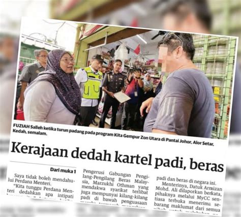 Isu Beras Penguasaan Lebih Tahun Kartel Dijangka Selesai