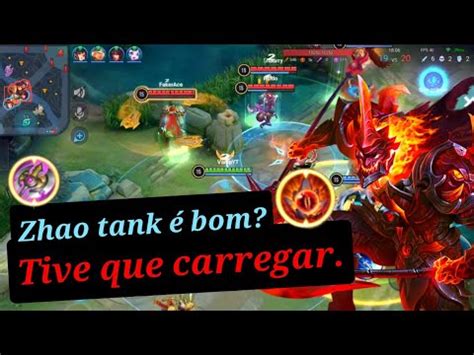 Hok Honor Of Kings Gameplay De Zhao Yun Tank Funciona Youtube