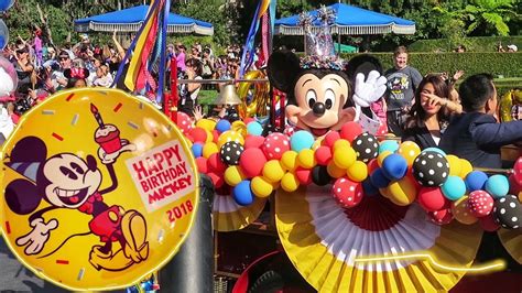 Happy Th Birthday Mickey Mouse Disneyland Original Disney Images