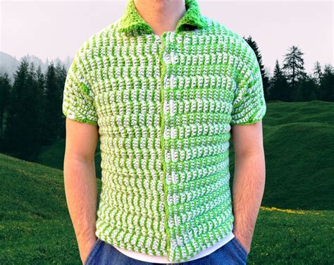 Crochet Pattern Elgin Top Men S Crochet Sweater Pattern Men S Crochet