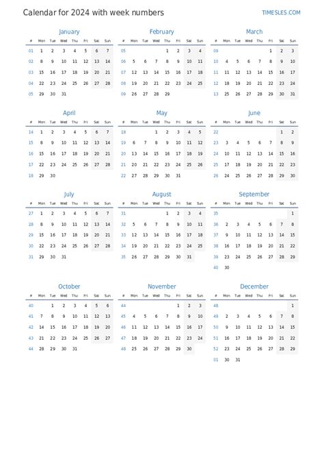 Rci 2024 Weeks Calendar Images Calendar 2024 In English