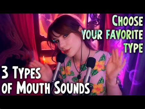 Asmr Types Of Mouth Sounds Tongue Fluttering Gentle Mouth Sounds