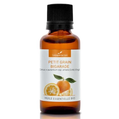 PETIT GRAIN BIGARADE Huile essentielle Certifiée BIO 100 Pure et