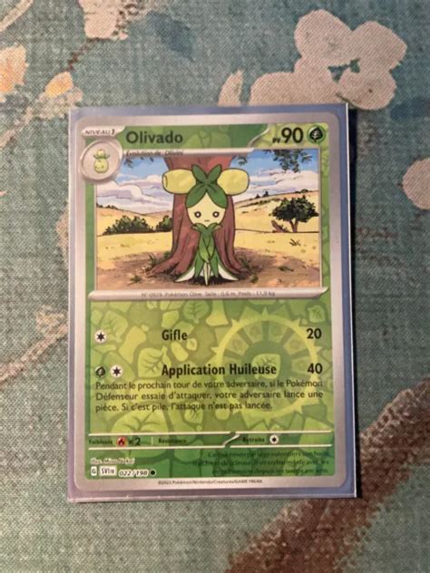 CARTE POKEMON OLIVADO 22 198 Reverse EV1 Écarlate et violet FR EUR 1 00