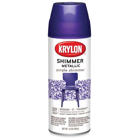 Krylon Shimmer Metallic Spray Paint - Purple, 11.5 oz can | BLICK Art ...