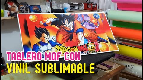 Tablero MDF Con VINIL SUBLIMABLE YouTube