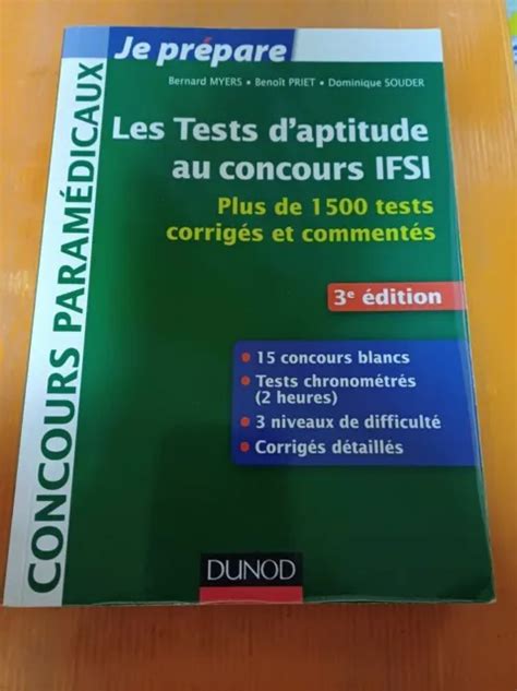 Les Tests D Aptitude Du Concours Ifsi Plus De Tests Corrig S Et