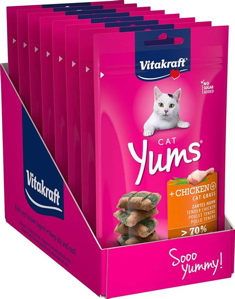 Vitakraft Cat Yums Snack Per Gatti Confezione Da Pezzi Amazon It