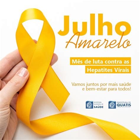 Depois De Julho É O Quê - JULHO AMARELO: MÊS DE LUTA CONTRA AS HEPATITES VIRAIS – Prefeitura ...