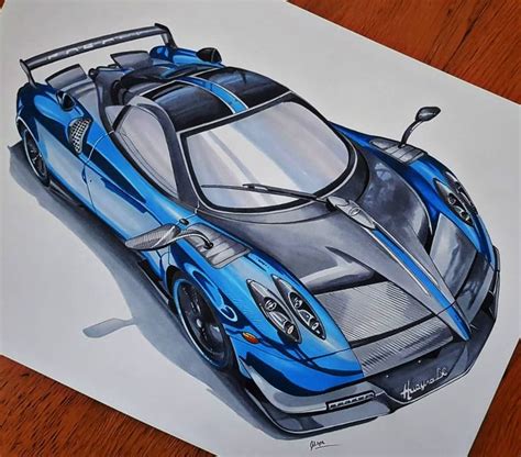 Andrea Gasparinetti Di Instagram Pagani Huayra Bc Drawing Cardesign