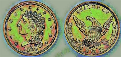 U S Coinage Classic Head Quarter Eagle Enhanced Digital Art by Bootster And Lord - Pixels