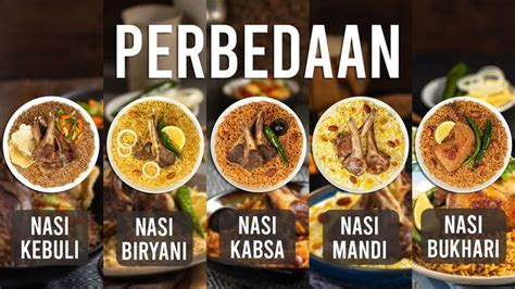 Perbedaan Nasi Kebuli Biryani Mandhi Kabsa Bukhari YouTube Ide