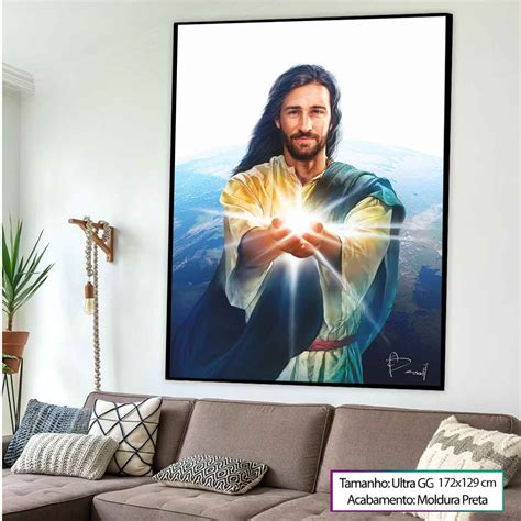 Quadro Jesus Luz Do Mundo QuadrosDecorativos