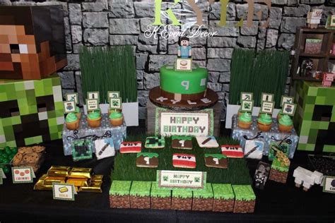 Minecraft Party Foods Printabelle