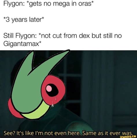 Flygon Gets No Mega In Oras 3 Years Later Still Flygon Not Cut