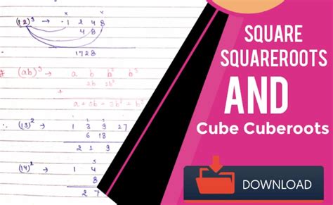 Latest Pdf Rakesh Yadav Sir Square Squareroots And Cube Cuberoots