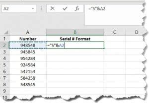 How To Add Text To Beginning Number In Excel Excelbuddy