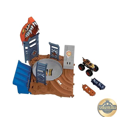Hot Wheels Monster Trucks Arenada Yarı Final Setleri Tiger Shark 194735136605 Çeşitleri ve