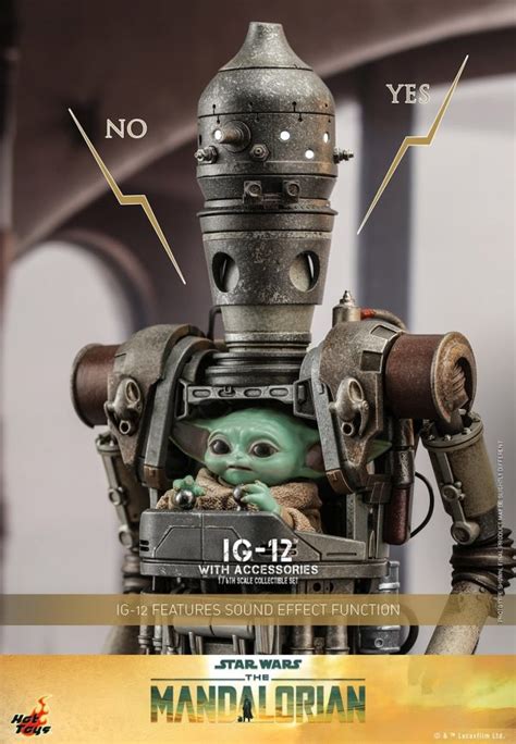The Mandalorian S IG With Grogu Sixth Scale Figure Unveiled By Hot Toys