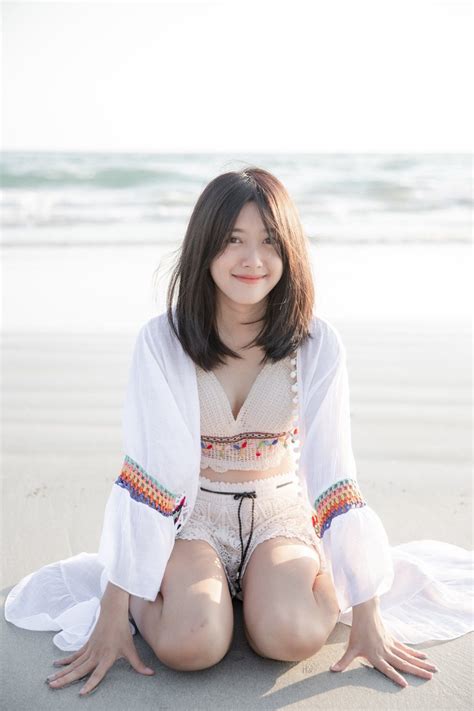 Thailand Hot Girl Purewarin Kosiriwalanon Pure Beauty And Lovely With Wool Bikini