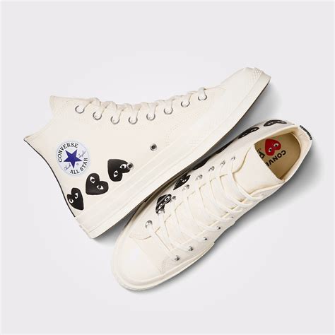 Converse X Comme Des Gar Ons Play Chuck Unisex Beyaz Sneaker