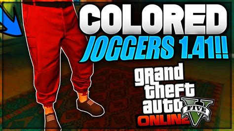 GTA 5 Online HOW TO OBTAIN COLORED JOGGERS After Patch 1 41 GTA