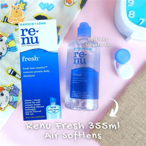 Jual Renu Fresh Ml Air Softlens Cairan Lensa Shopee Indonesia