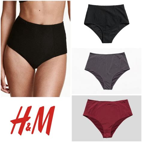 Jual High Waisted Bikini Bottom H M Celana Renang Wanita Swimsuit Bbh Maroon Jakarta