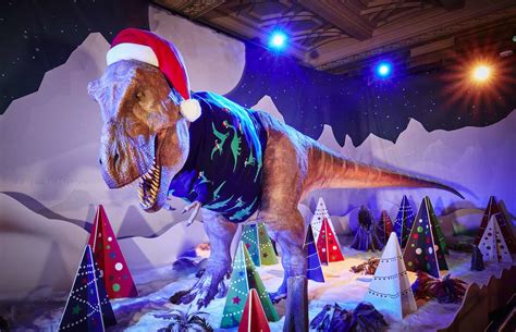 Natural History Museums T Rex Ready For Christmas Blooloop