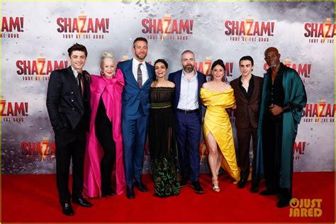 Zachary Levi Joins Helen Mirren, Rachel Zegler, & Lucy Liu at 'Shazam! Fury of the Gods ...